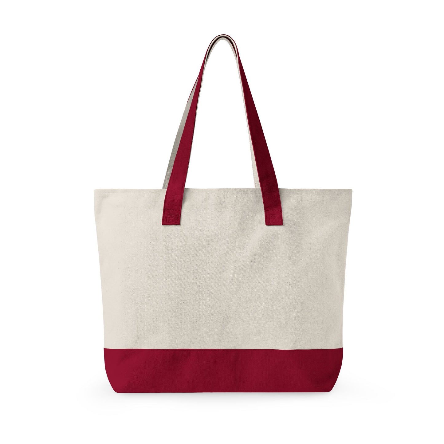 Zippered Canvas Tote — Colorful Beach Crab Design, "This World Is Trash" Statement Tote