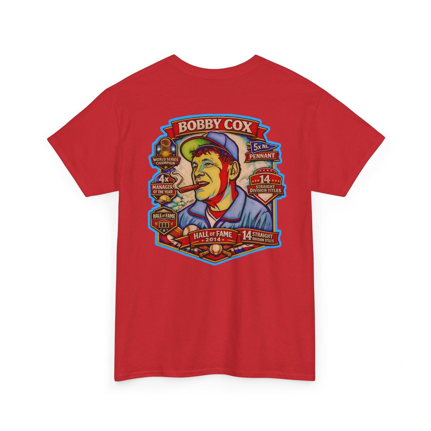 Bobby Cox Vintage Baseball Tee – Retro Team Logo T‑Shirt