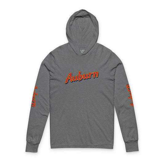 Auburn "The Hit" Junior Rosegreen Hooded Long-Sleeve Tee