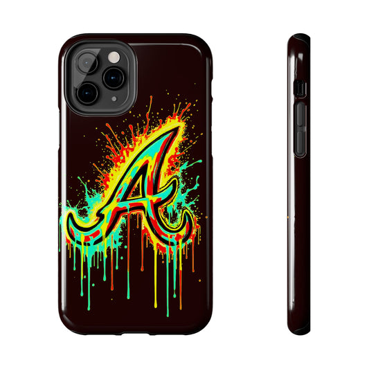 Neon Drip 'A' Graphic Tough Protective Case