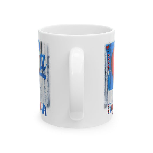 Georgia Heart Ceramic Mug — Fayetteville GA Souvenir (11oz/15oz)
