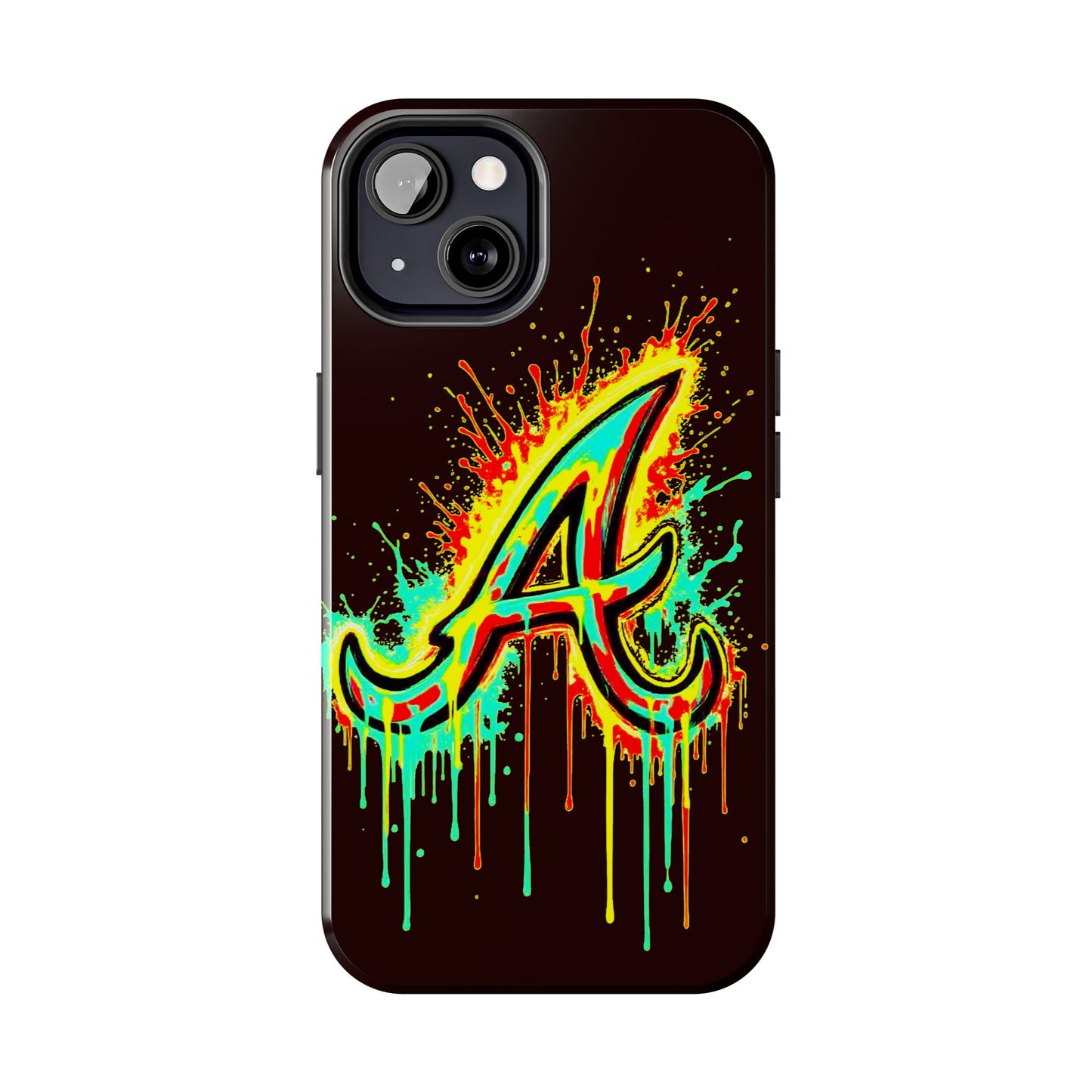 Neon Drip 'A' Graphic Tough Protective Case