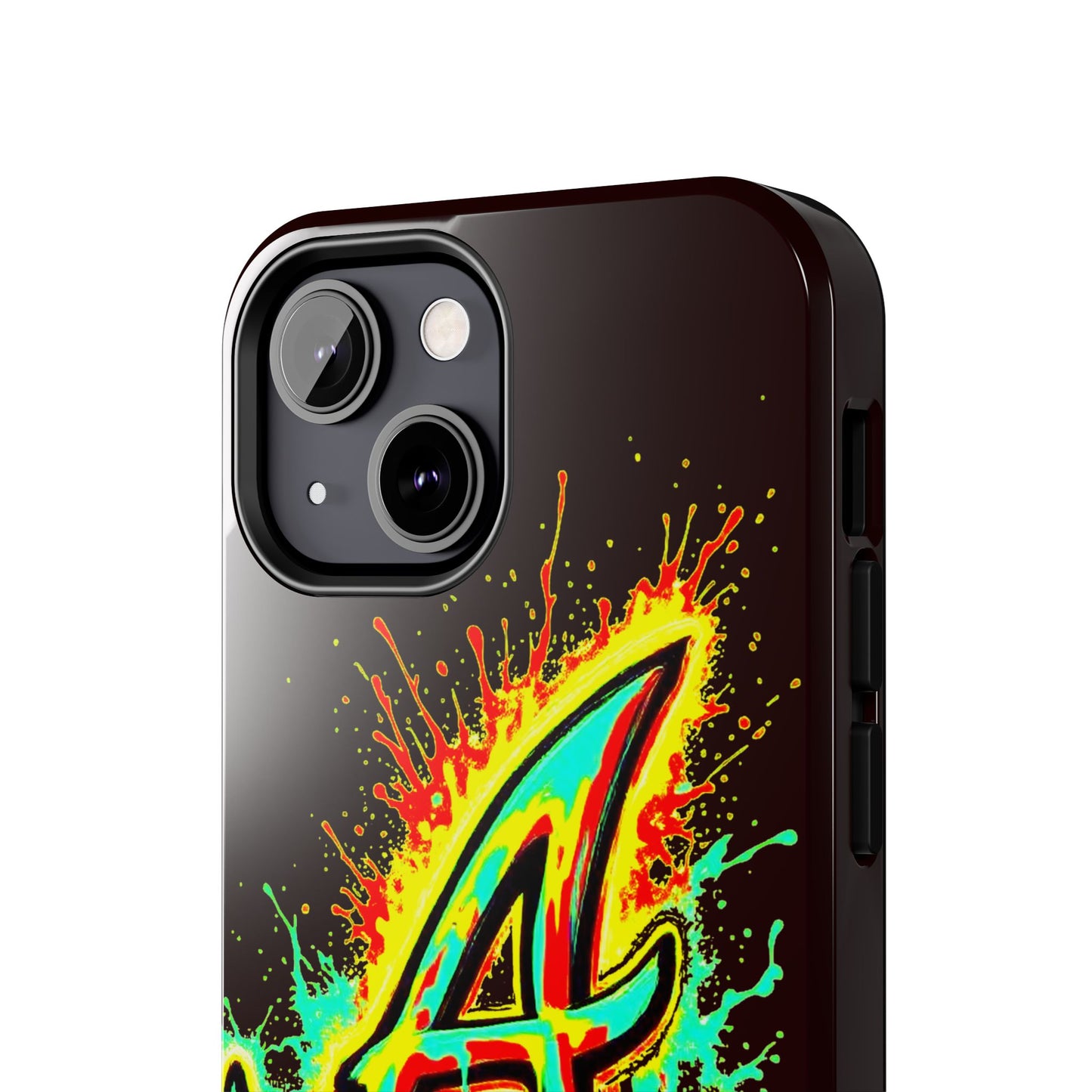 Neon Drip 'A' Graphic Tough Protective Case