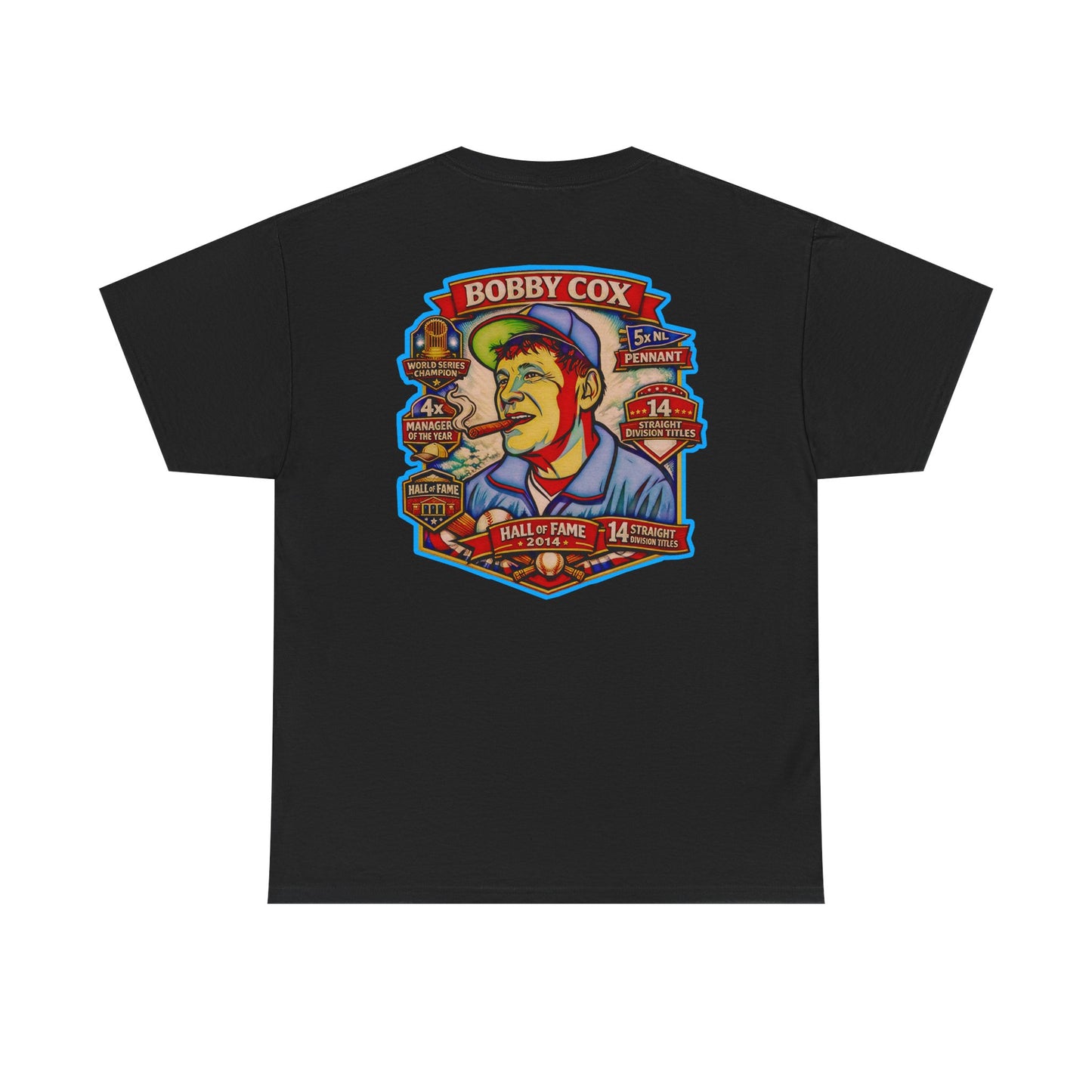 Bobby Cox Vintage Baseball Tee – Retro Team Logo T‑Shirt