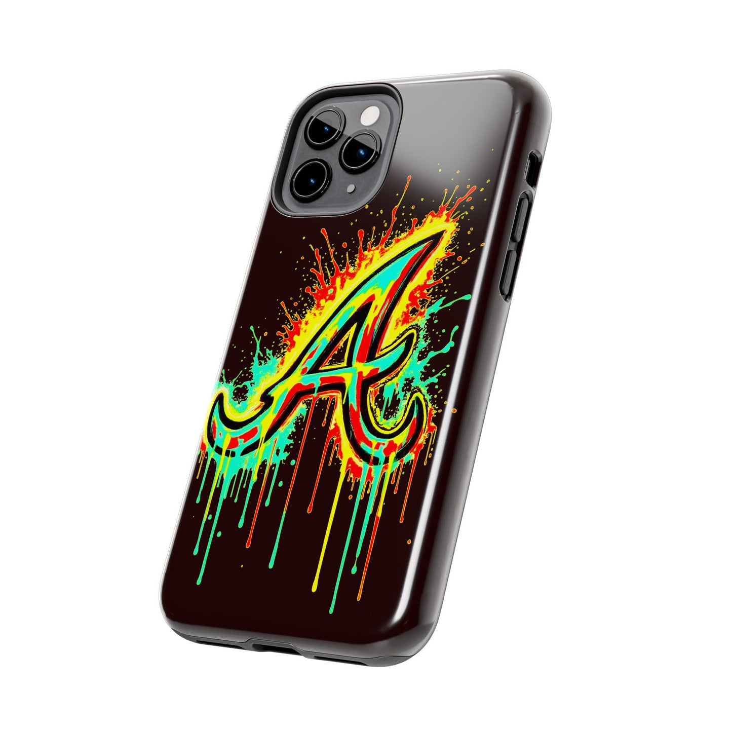 Neon Drip 'A' Graphic Tough Protective Case