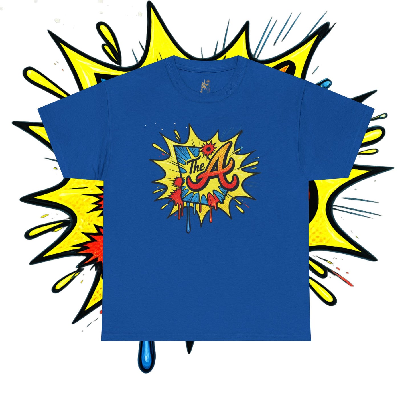 "The A" Pop Art Drip Design