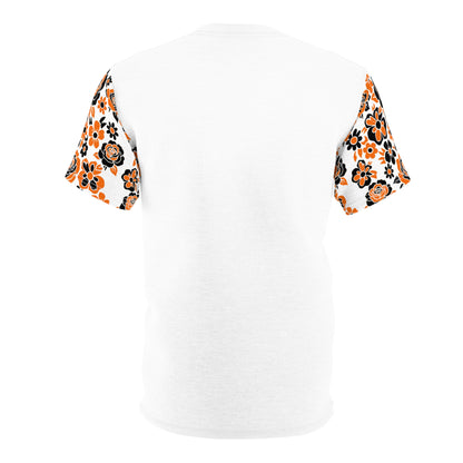 SF Floral Sleeves Tee — "Till I’m All Aced" Graphic Shirt