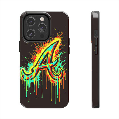 Neon Drip 'A' Graphic Tough Protective Case
