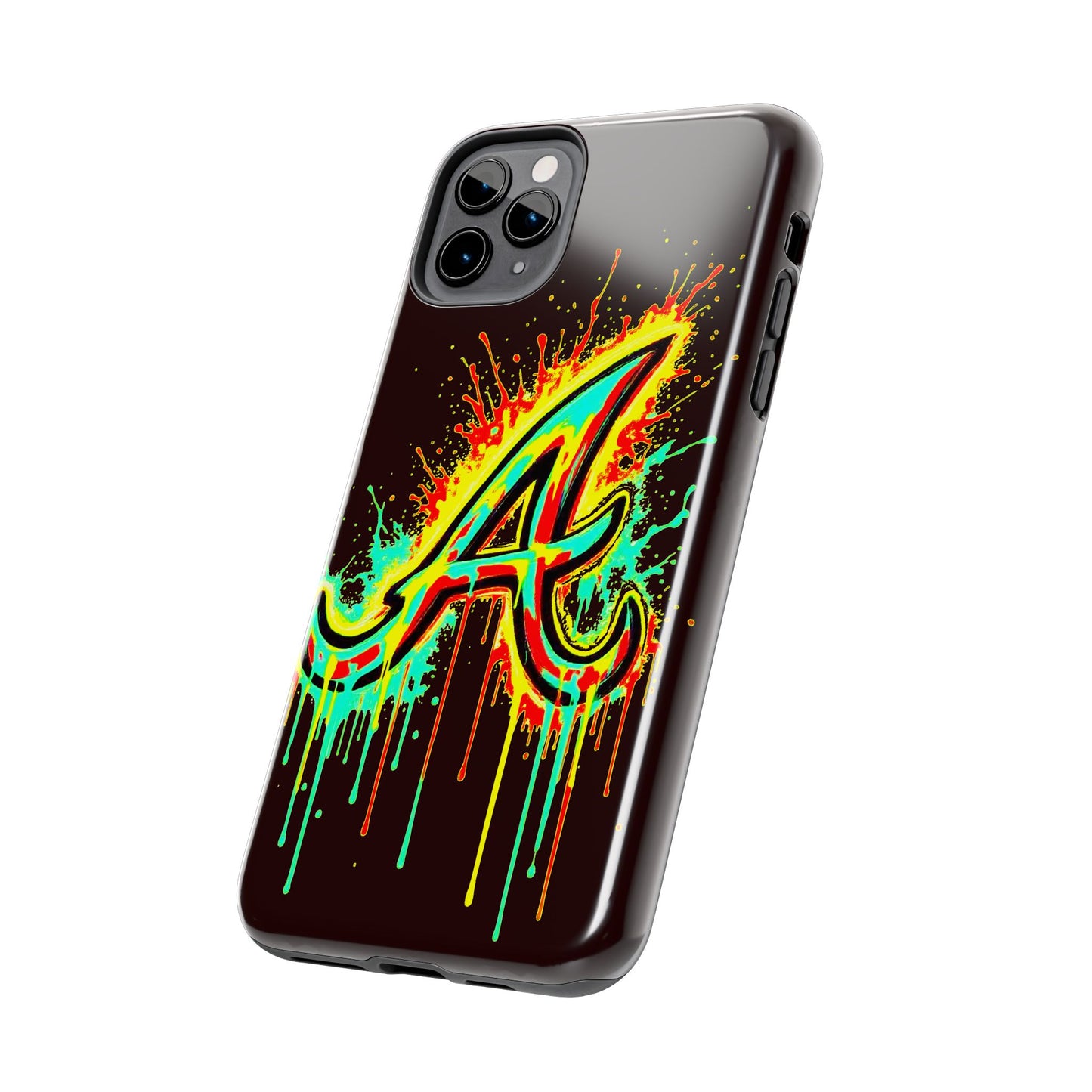 Neon Drip 'A' Graphic Tough Protective Case