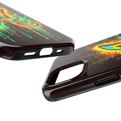 Neon Drip 'A' Graphic Tough Protective Case