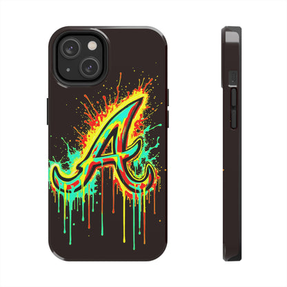 Neon Drip 'A' Graphic Tough Protective Case