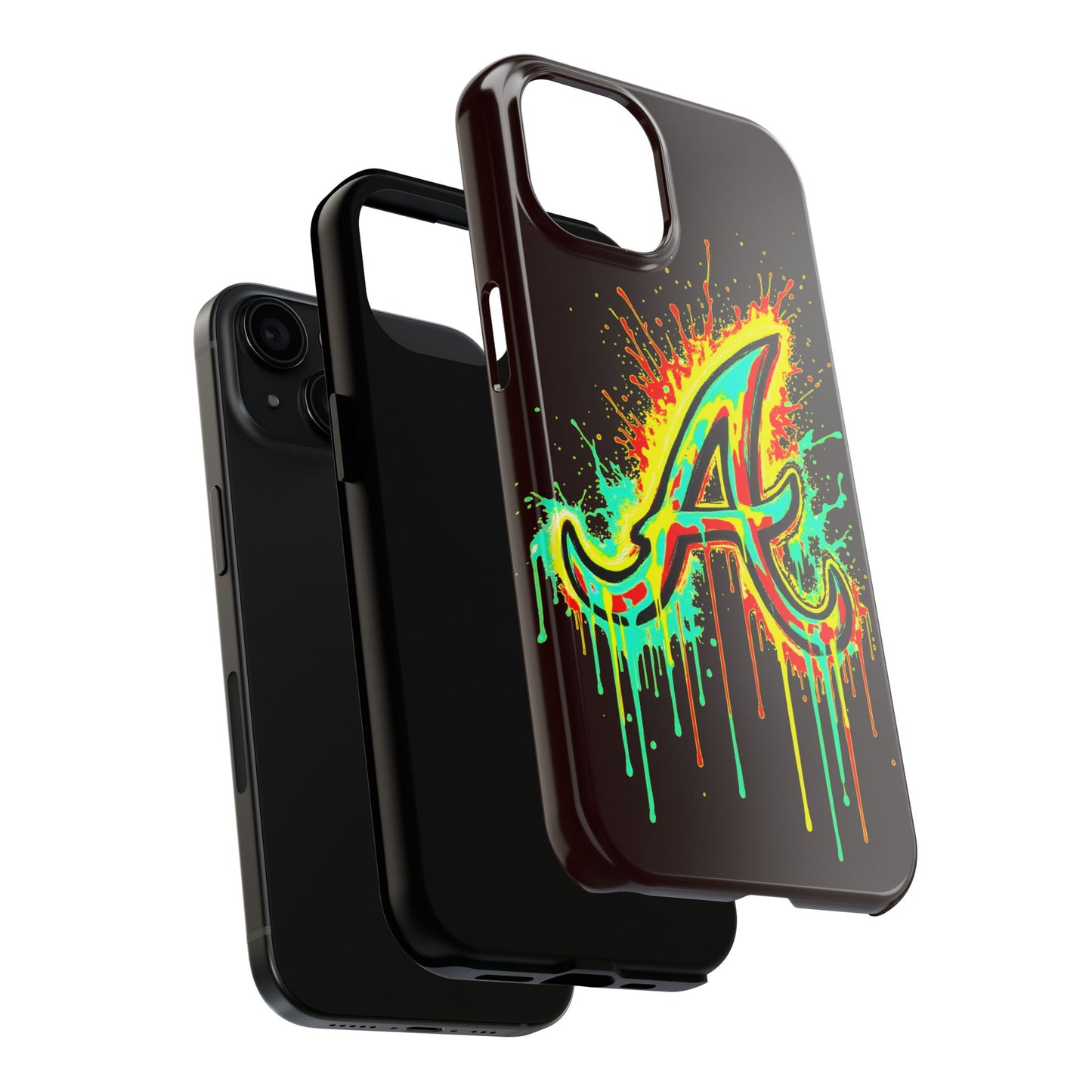 Neon Drip 'A' Graphic Tough Protective Case