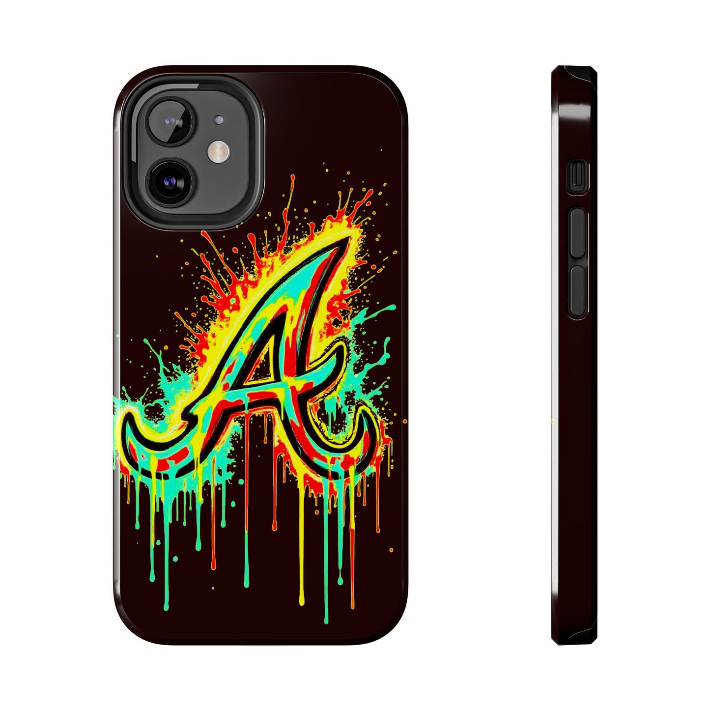 Neon Drip 'A' Graphic Tough Protective Case