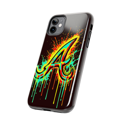 Neon Drip 'A' Graphic Tough Protective Case