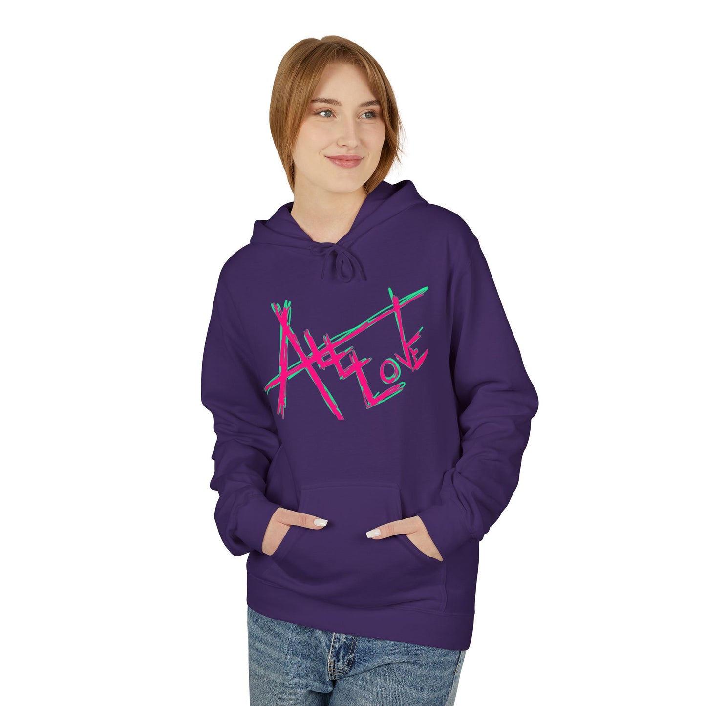 All Love Hoodie — Inspirational 'Love Your Neighbor' Fleece Hoodie