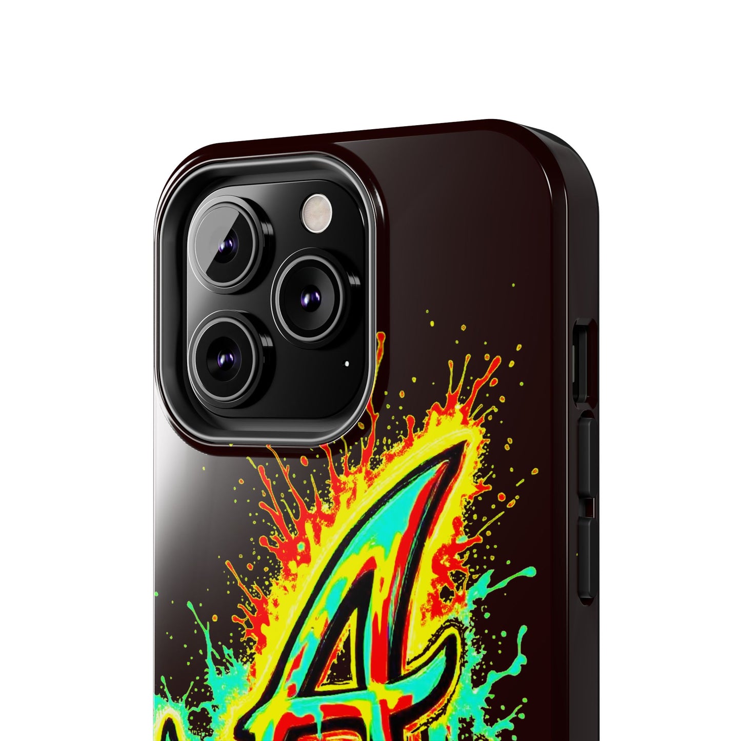 Neon Drip 'A' Graphic Tough Protective Case