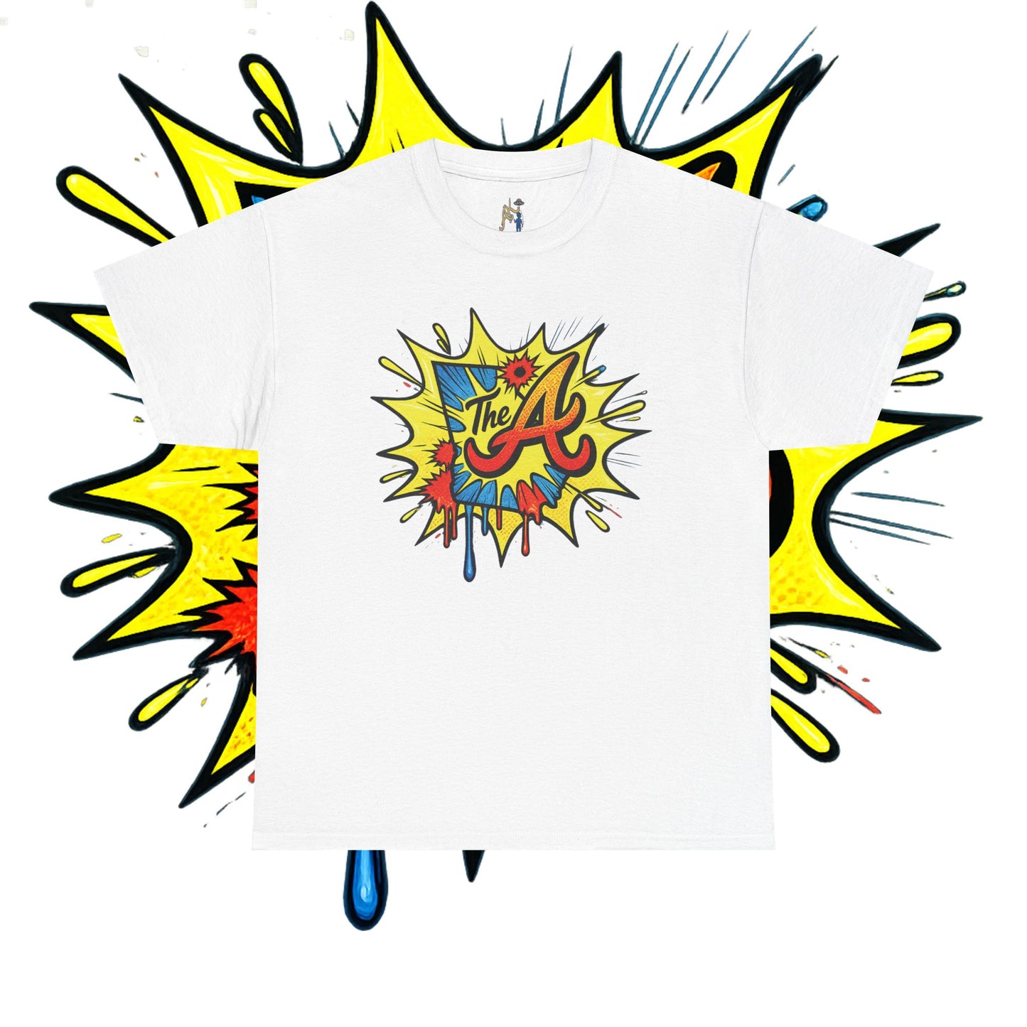"The A" Pop Art Drip Design