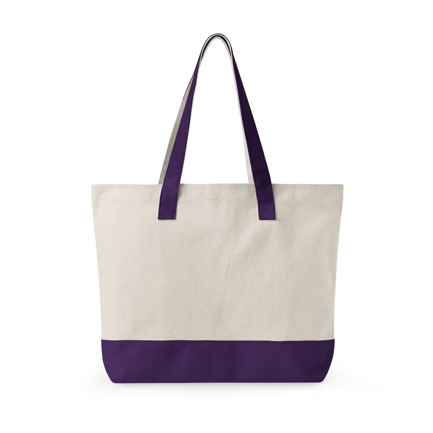 Zippered Canvas Tote — Colorful Beach Crab Design, "This World Is Trash" Statement Tote