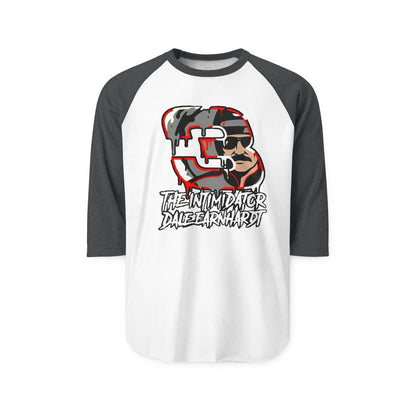 Dale Earnhardt "The Intimidator" Raglan Tee — 3/4 Sleeve Racing Shirt