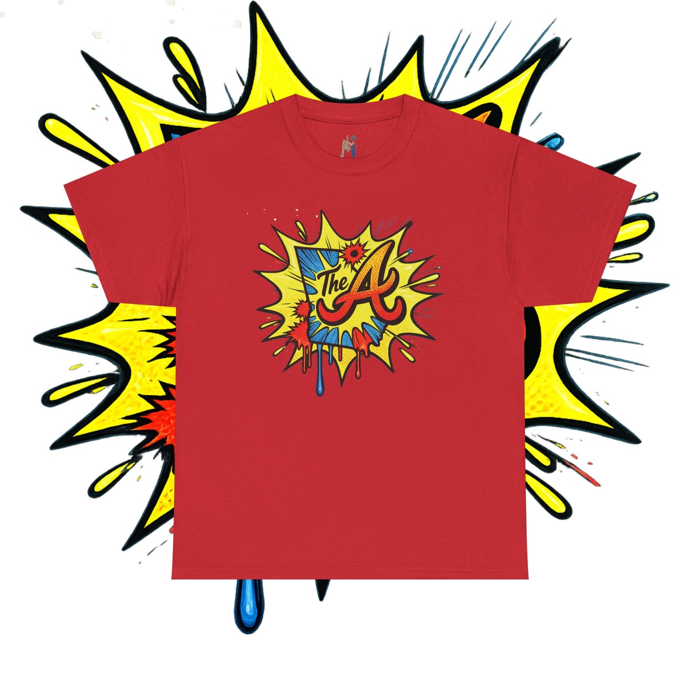 "The A" Pop Art Drip Design