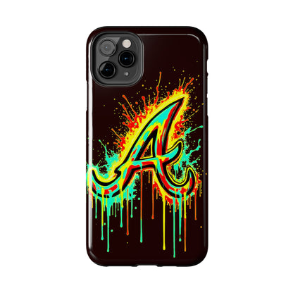 Neon Drip 'A' Graphic Tough Protective Case