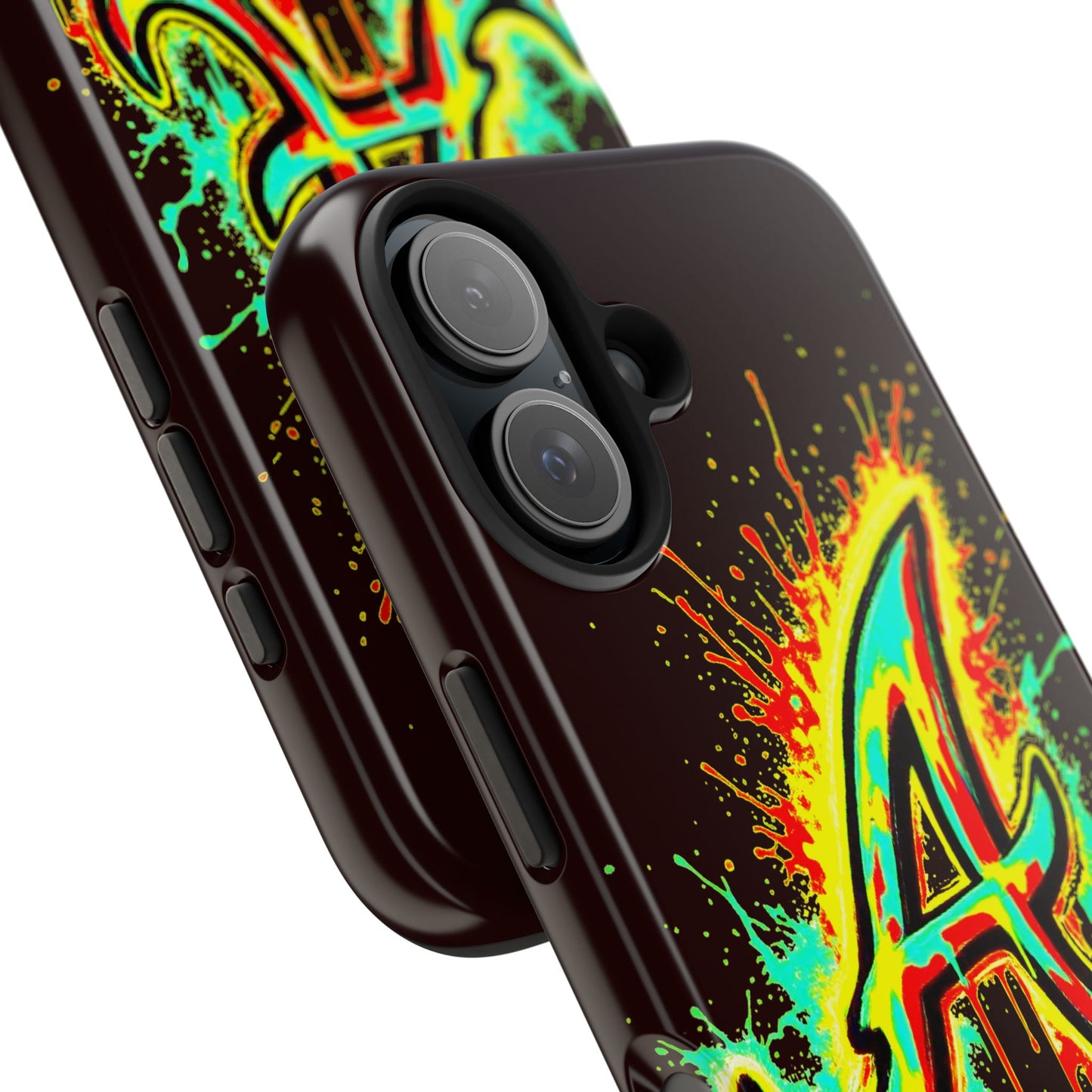 Neon Drip 'A' Graphic Tough Protective Case