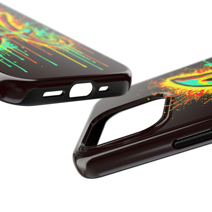 Neon Drip 'A' Graphic Tough Protective Case