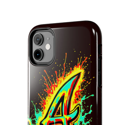 Neon Drip 'A' Graphic Tough Protective Case