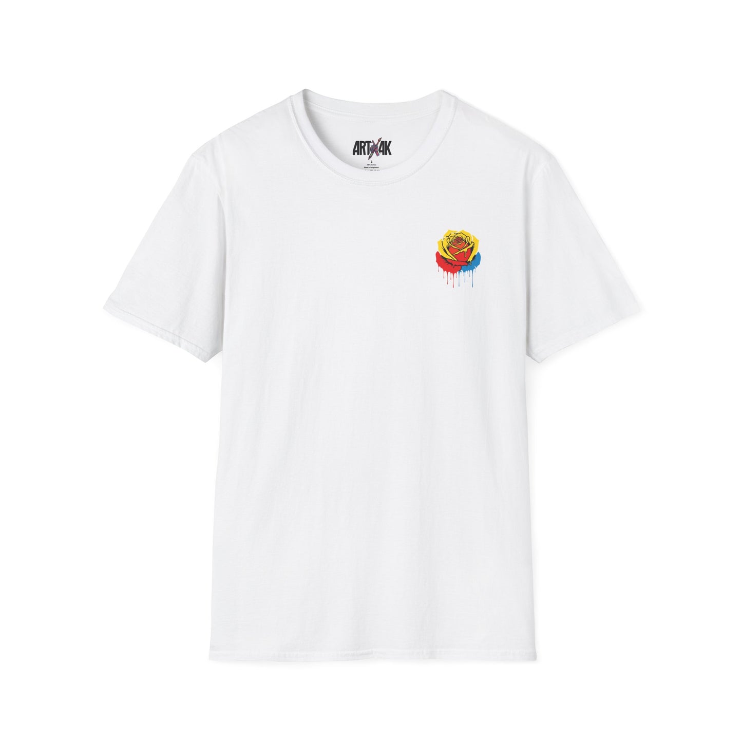Dripping Tricolor Rose T-Shirt