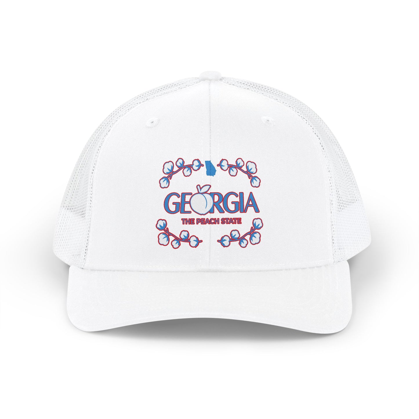 Georgia Cotton Circle Snapback Trucker Cap