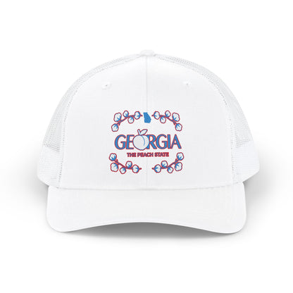 Georgia Cotton Circle Snapback Trucker Cap