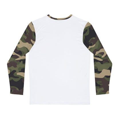 Camo Sleeve Long Sleeve Shirt with Gold 'ga' Logo
