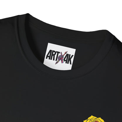 Dripping Tricolor Rose T-Shirt