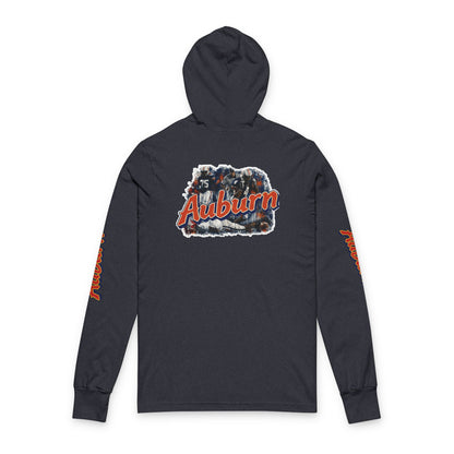 Auburn "The Hit" Junior Rosegreen Hooded Long-Sleeve Tee