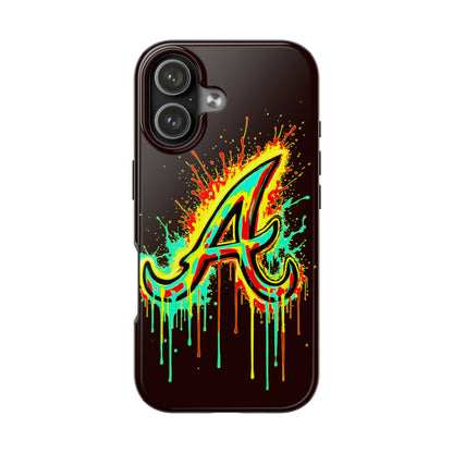 Neon Drip 'A' Graphic Tough Protective Case