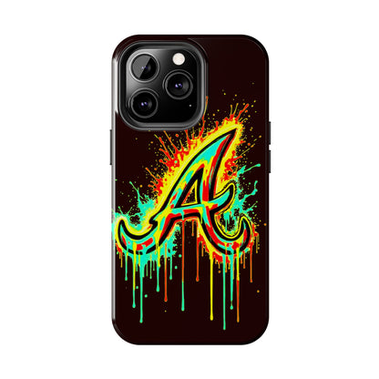 Neon Drip 'A' Graphic Tough Protective Case