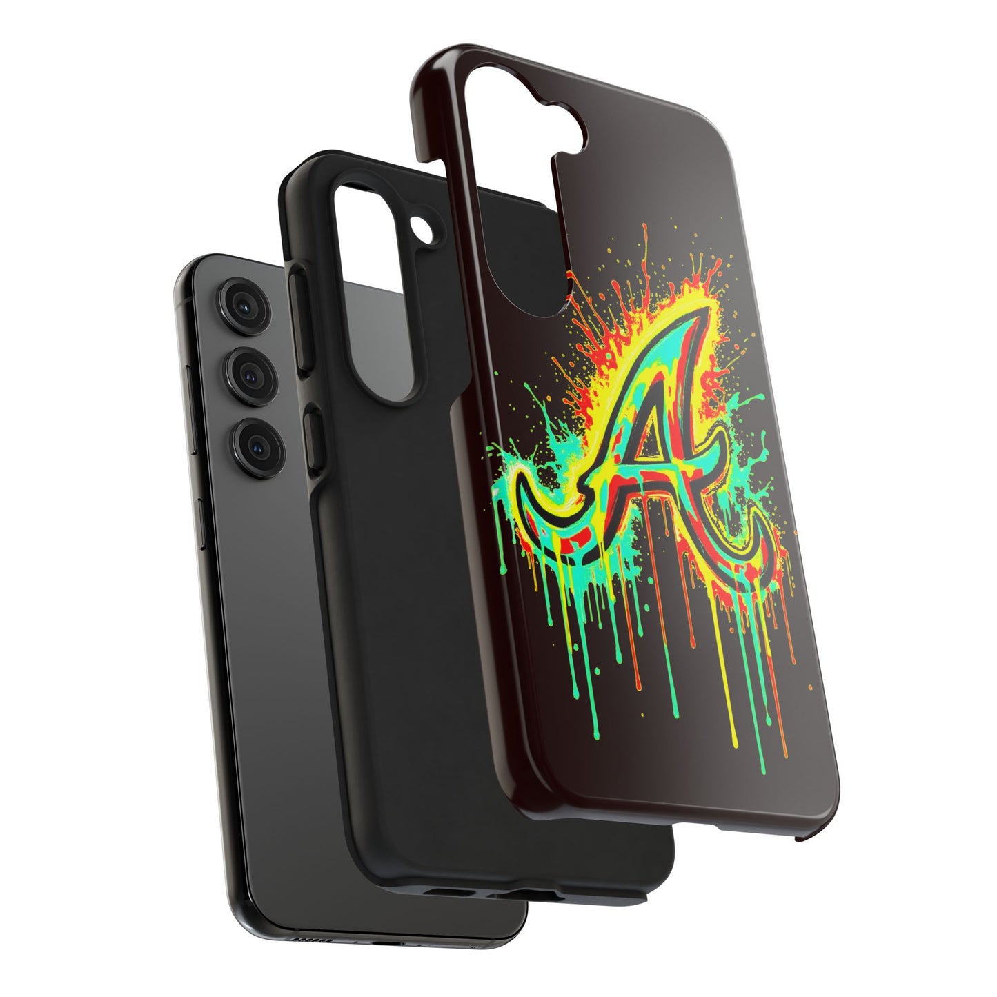 Neon Drip 'A' Graphic Tough Protective Case