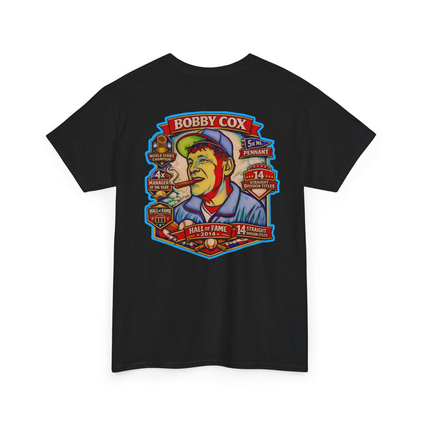 Bobby Cox Vintage Baseball Tee – Retro Team Logo T‑Shirt