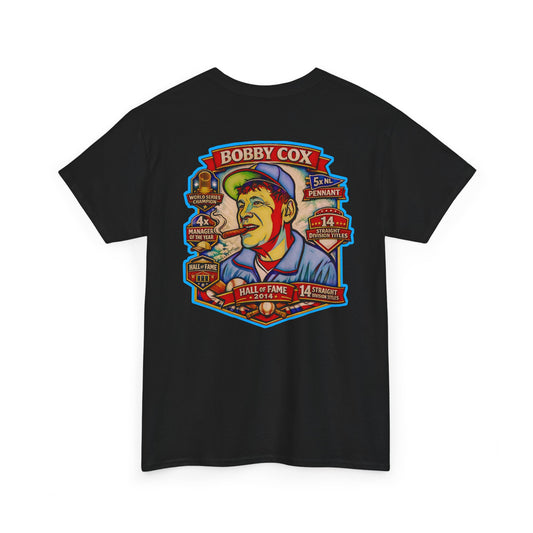 Bobby Cox Vintage Baseball Tee – Retro Team Logo T‑Shirt