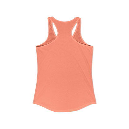 Halloween Highlander Cow Racerback Tank — Funny March Halloween Design