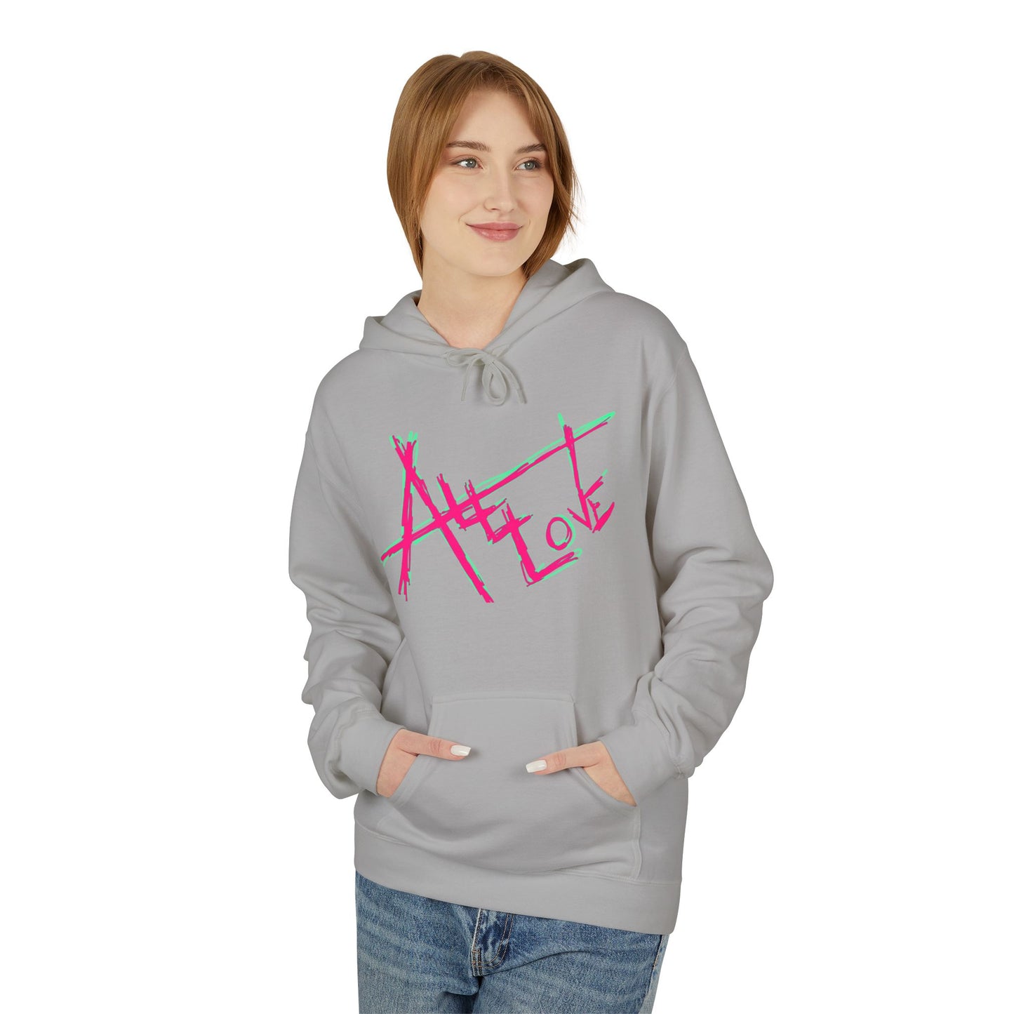 All Love Hoodie — Inspirational 'Love Your Neighbor' Fleece Hoodie