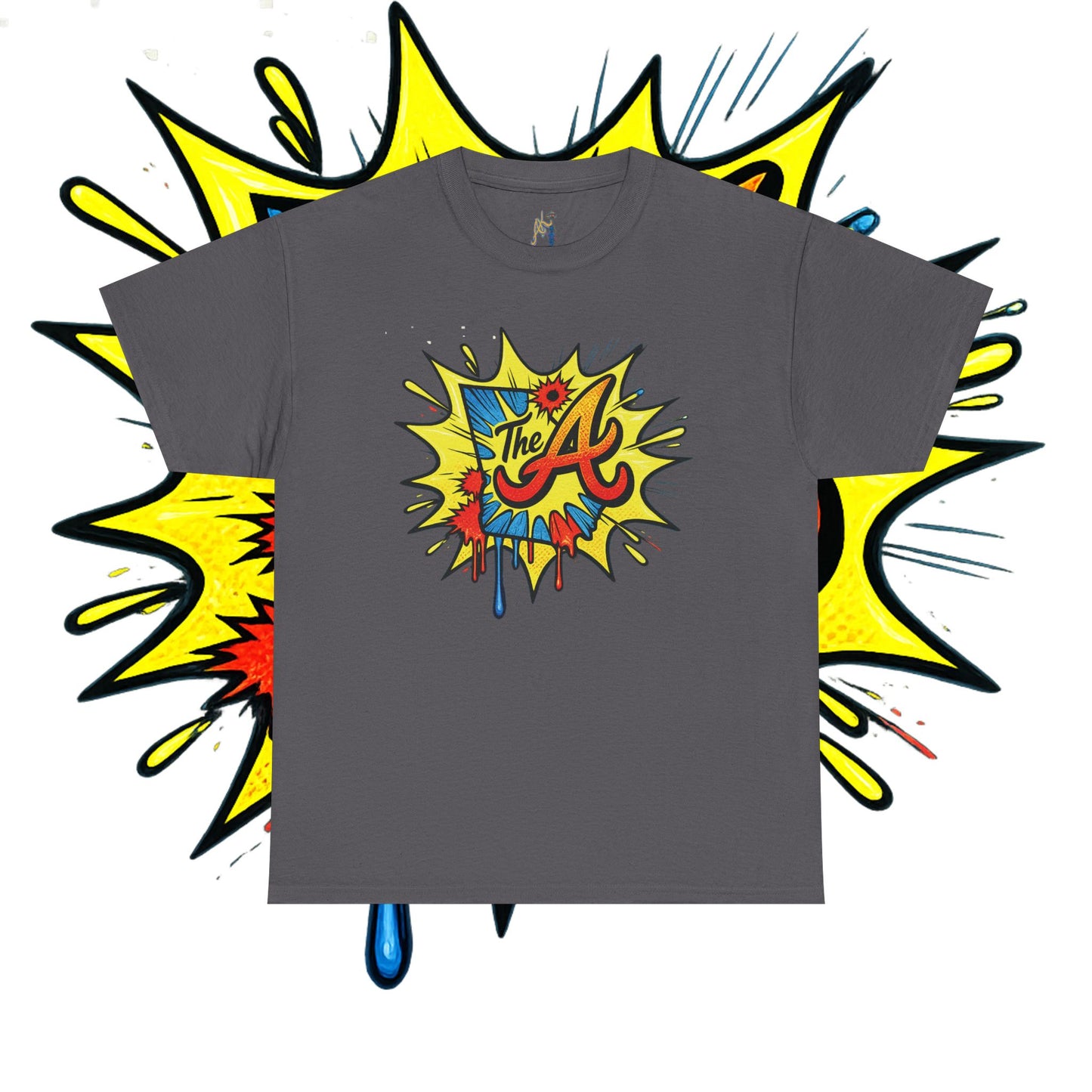 "The A" Pop Art Drip Design