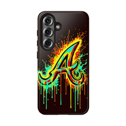 Neon Drip 'A' Graphic Tough Protective Case
