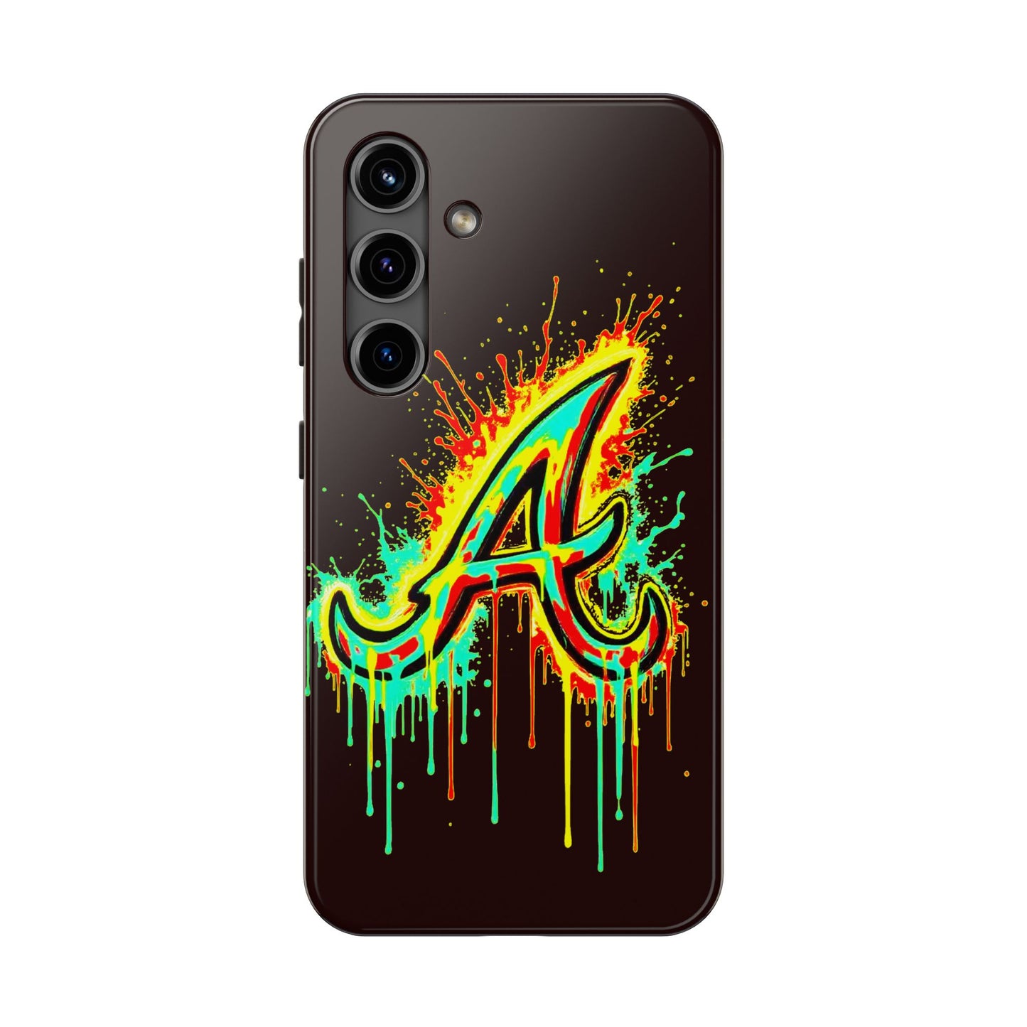 Neon Drip 'A' Graphic Tough Protective Case