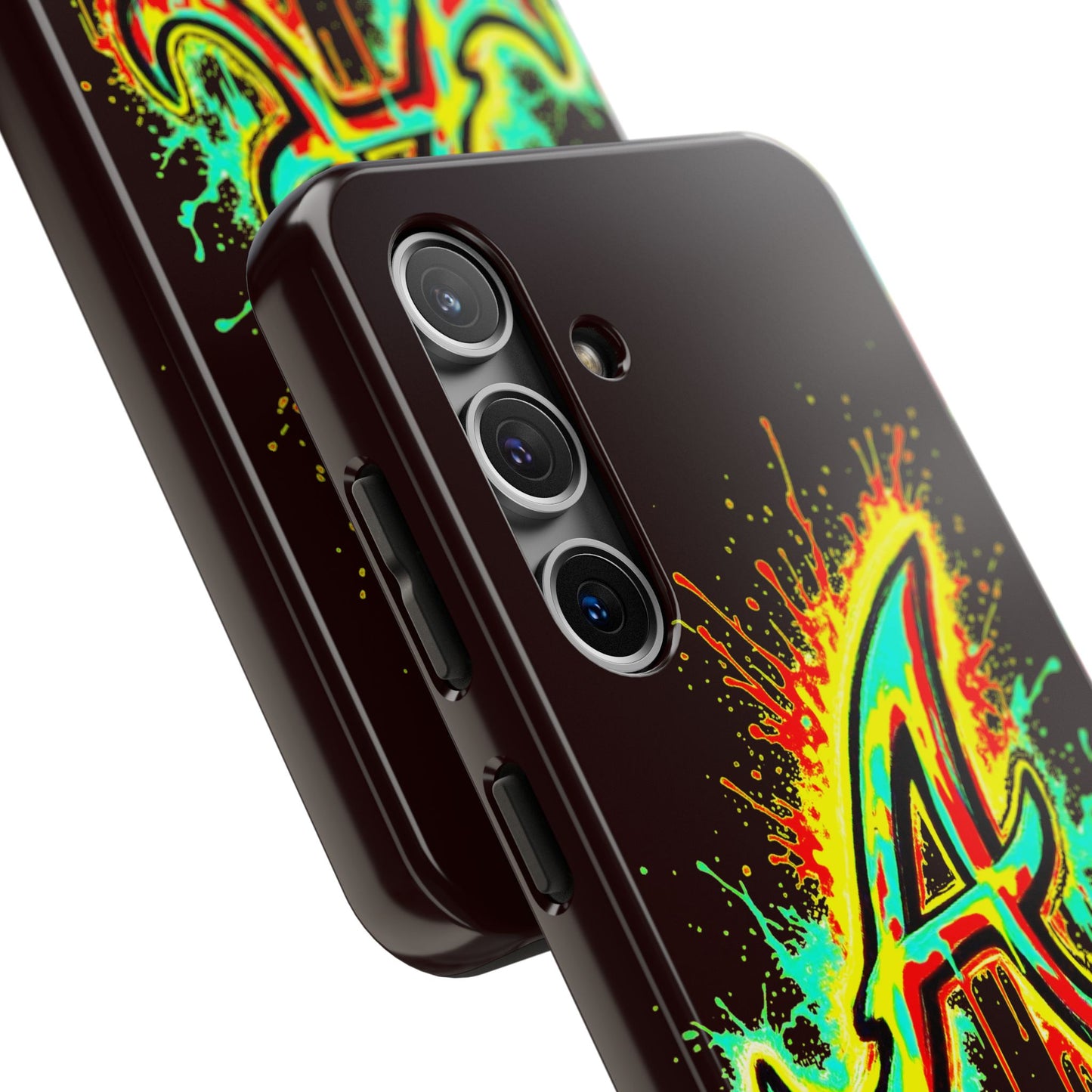 Neon Drip 'A' Graphic Tough Protective Case