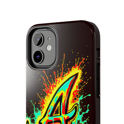 Neon Drip 'A' Graphic Tough Protective Case