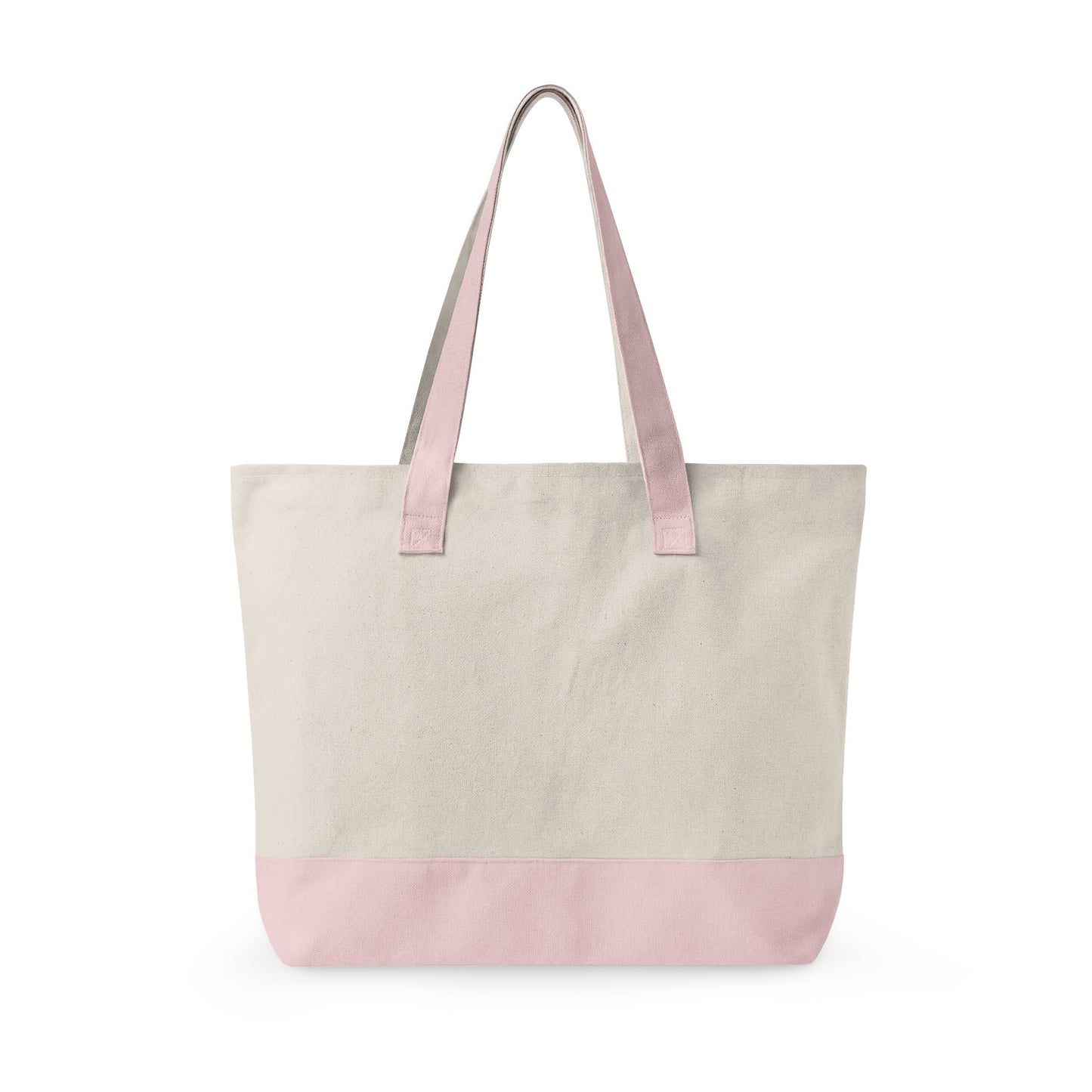 Zippered Canvas Tote — Colorful Beach Crab Design, "This World Is Trash" Statement Tote