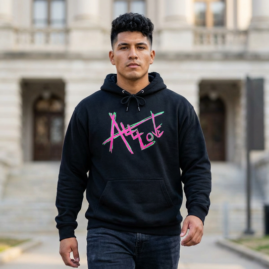 All Love Hoodie — Inspirational 'Love Your Neighbor' Fleece Hoodie