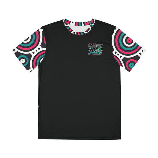 Men's Polyester Tee — Funny "Boy and His UFO on a String" Graphic