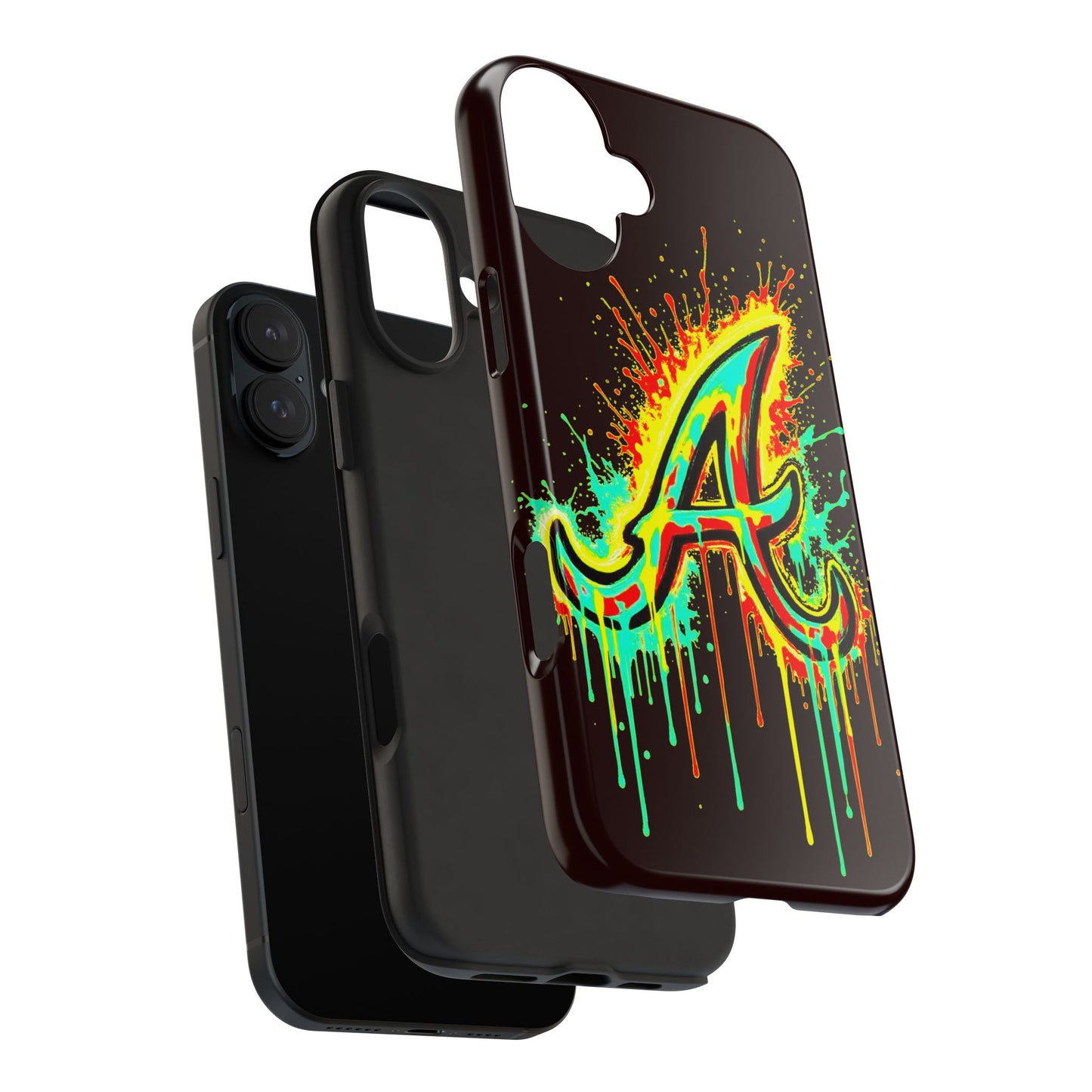 Neon Drip 'A' Graphic Tough Protective Case